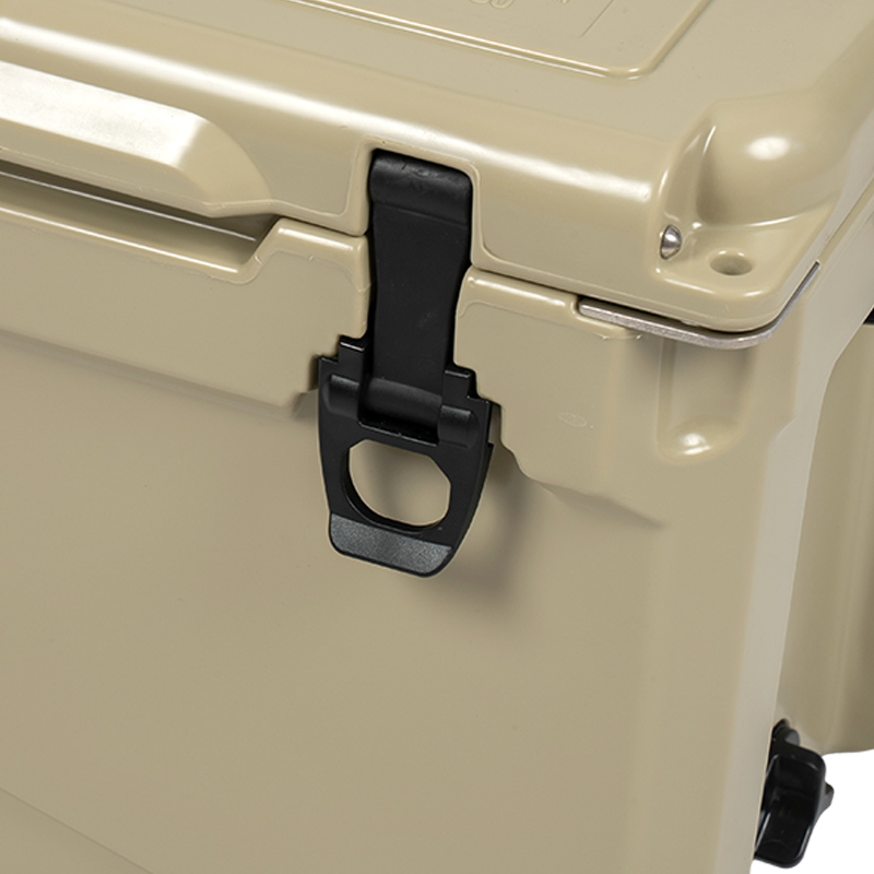 صندوق تبريد دوار محمول من مادة البولي إيثيلين منخفض الكثافة بسعة 25 لترًا للسيارة