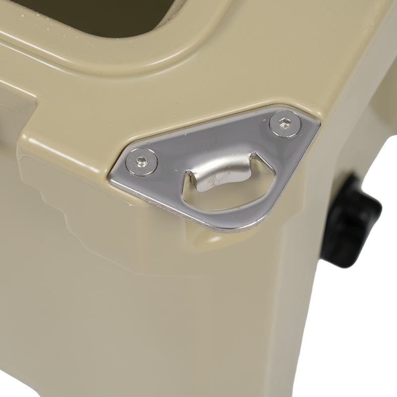 صندوق تبريد دوار محمول من مادة البولي إيثيلين منخفض الكثافة بسعة 25 لترًا للسيارة