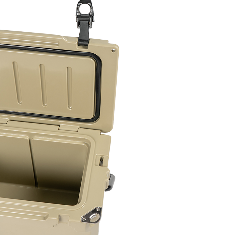 صندوق تبريد دوار محمول من مادة البولي إيثيلين منخفض الكثافة بسعة 25 لترًا للسيارة